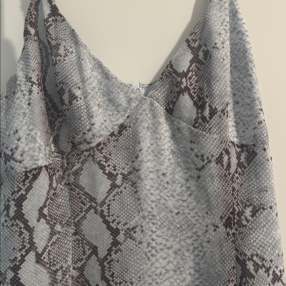 BLUE SNAKE PRINT DRESS - Picture 5 of 6